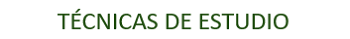 T�cnicas de estudio